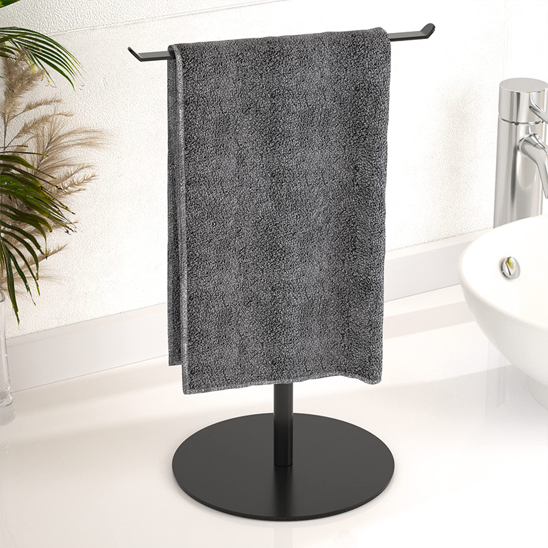 Towel rack T-shaped bathroom towel rack