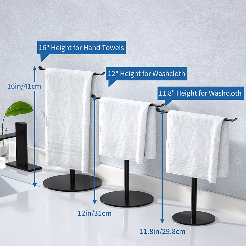 Towel rack T-shaped bathroom towel rack