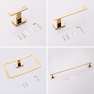 Bathroom hardware set