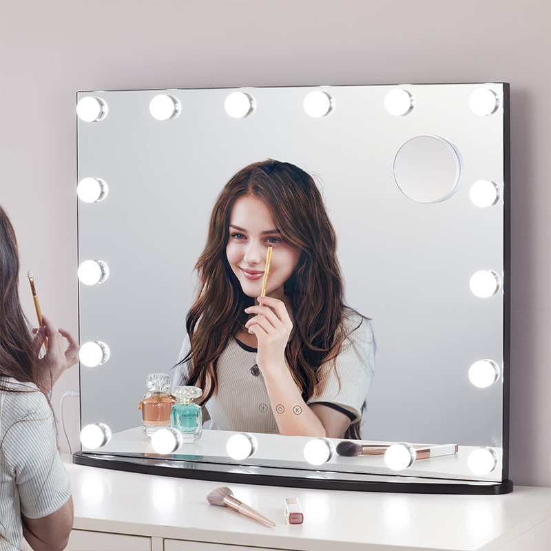 Large Hollywood luminous makeup mirror