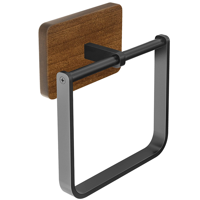 Stainless steel square towel ring