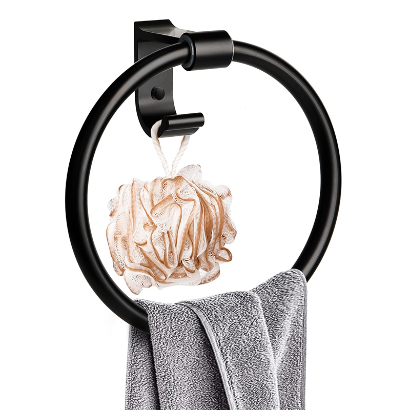 Bathroom kitchen wall-mounted hand towel rack