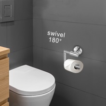 Wall-mounted toilet paper holder