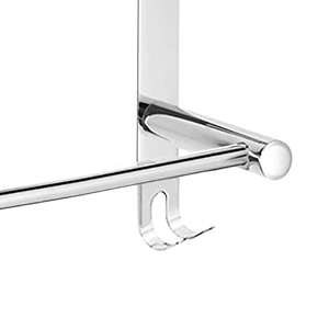 Wall-mounted towel bar