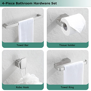 Towel bar set