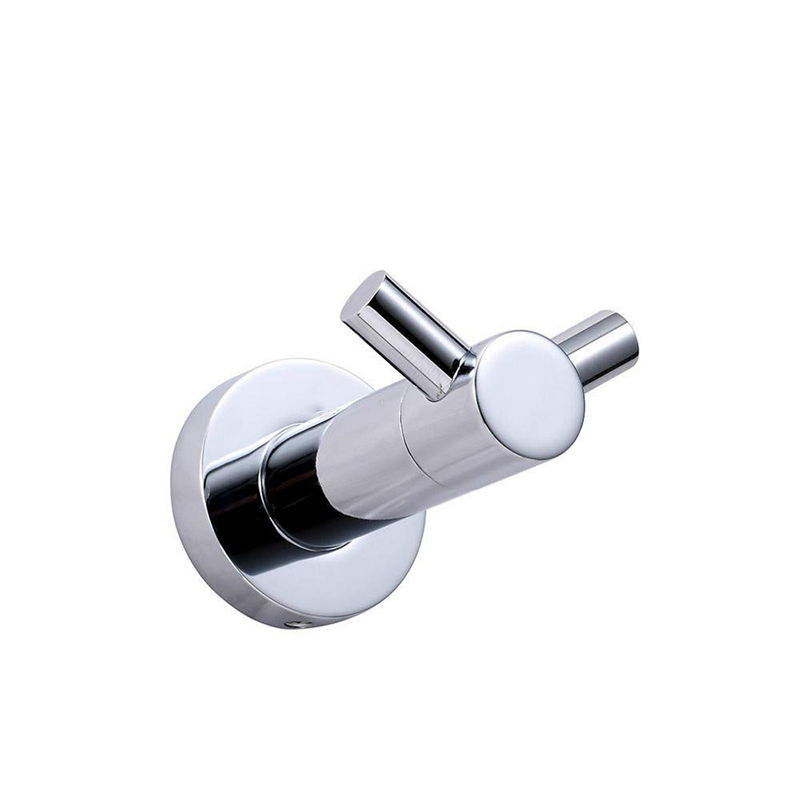 Stainless steel towel hook Double bathrobe hook