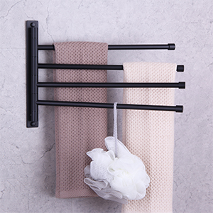 Rotating towel bar