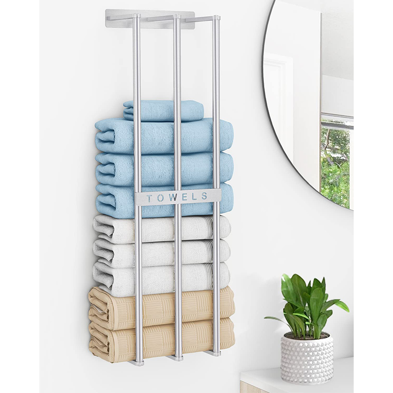 Wall-mounted towel rack 3 towel racks