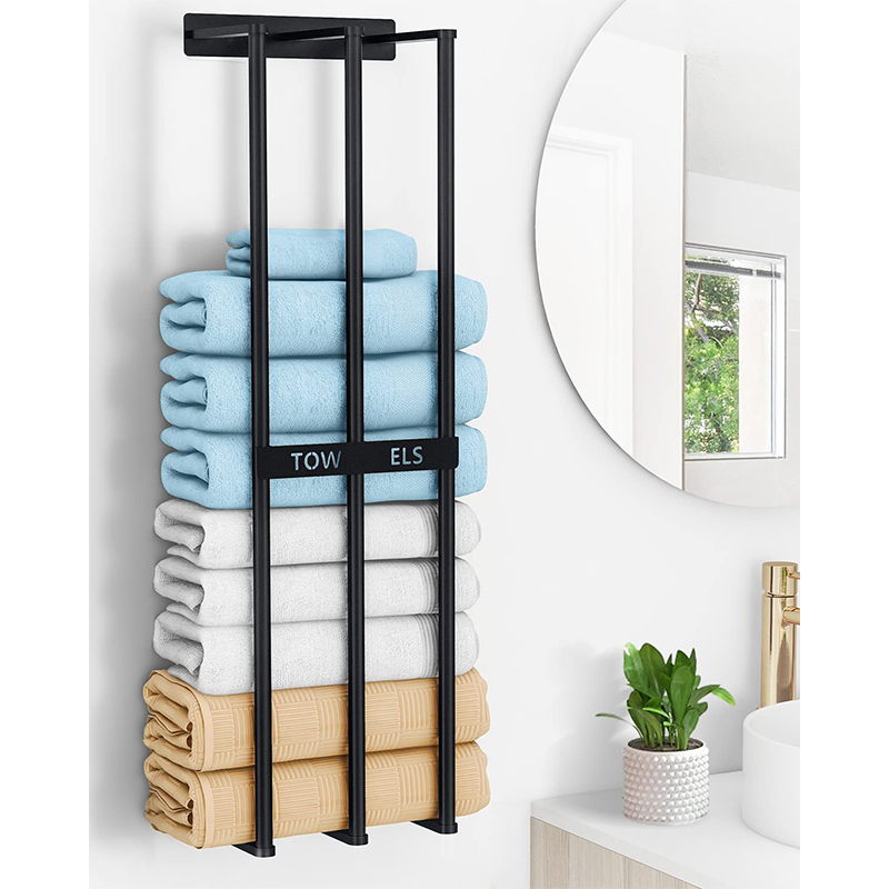 Wall-mounted towel rack 3 towel racks