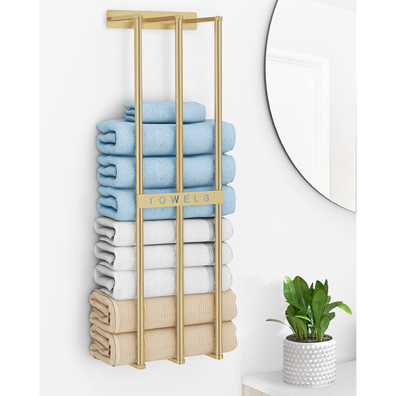 Wall-mounted towel rack 3 towel racks