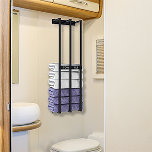 Bathroom towel storage