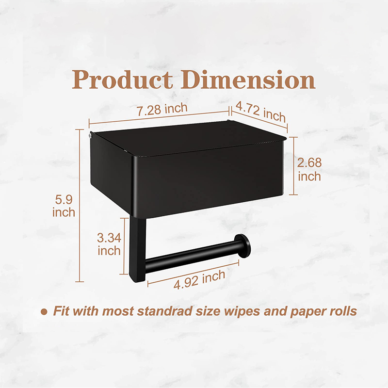 SUS304 stainless steel toilet paper storage