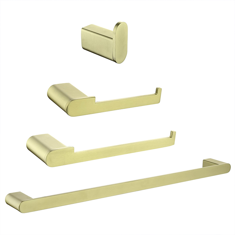 4 Piece Bathroom Accessories Towel Rack Set