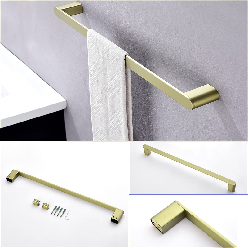 4 Piece Bathroom Accessories Towel Rack Set