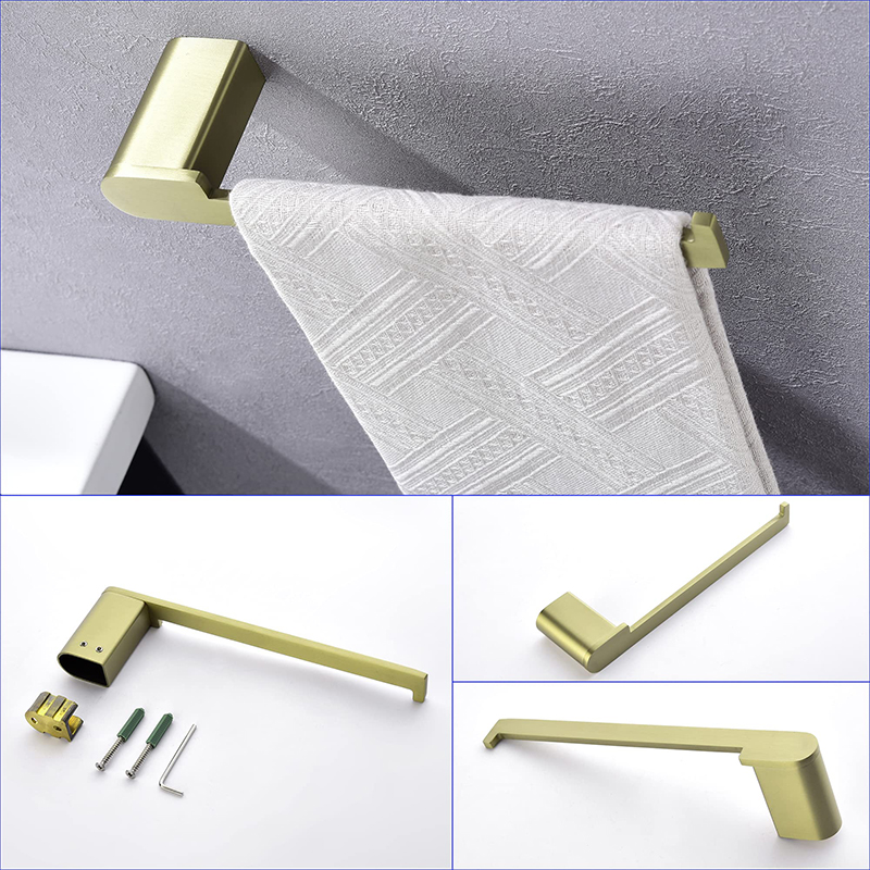 4 Piece Bathroom Accessories Towel Rack Set