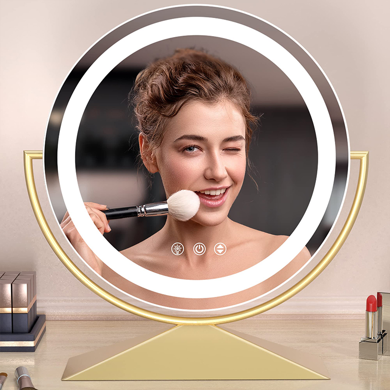 Large Hollywood illuminated makeup mirror