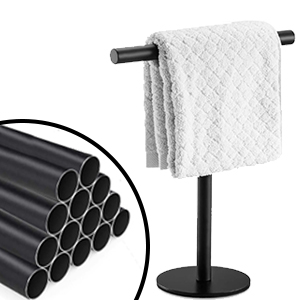 Bathroom towel rack