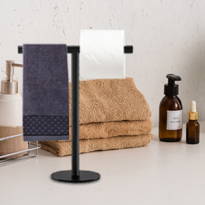 Bathroom towel rack