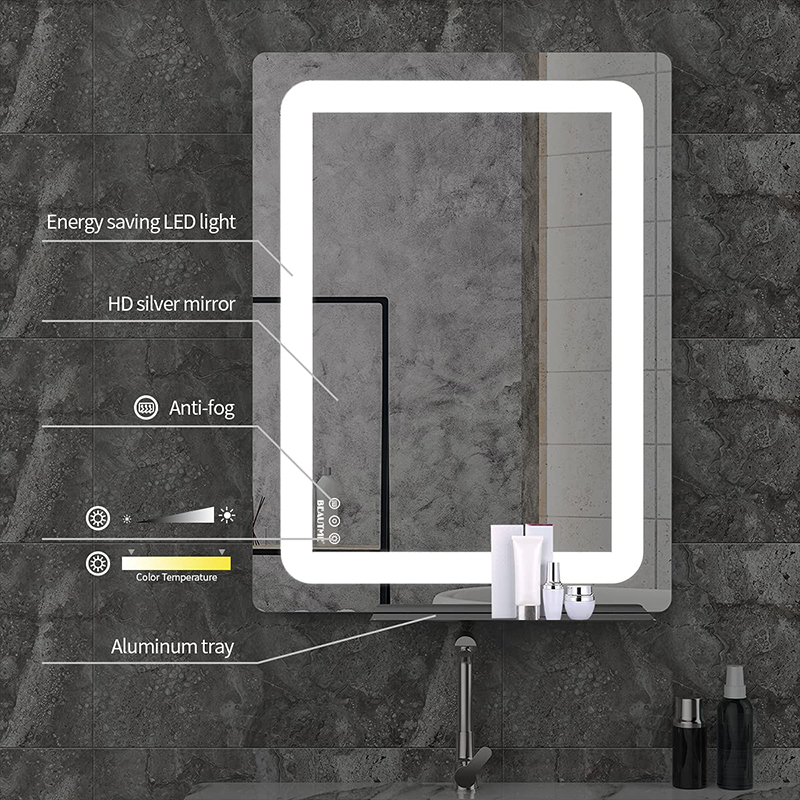 32'' x 24'' Bathroom mirror with light