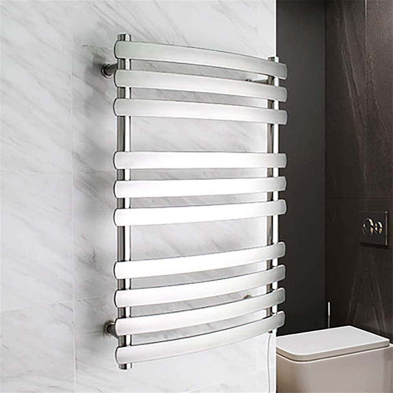 Bathroom square bar electric heated towel drying rack