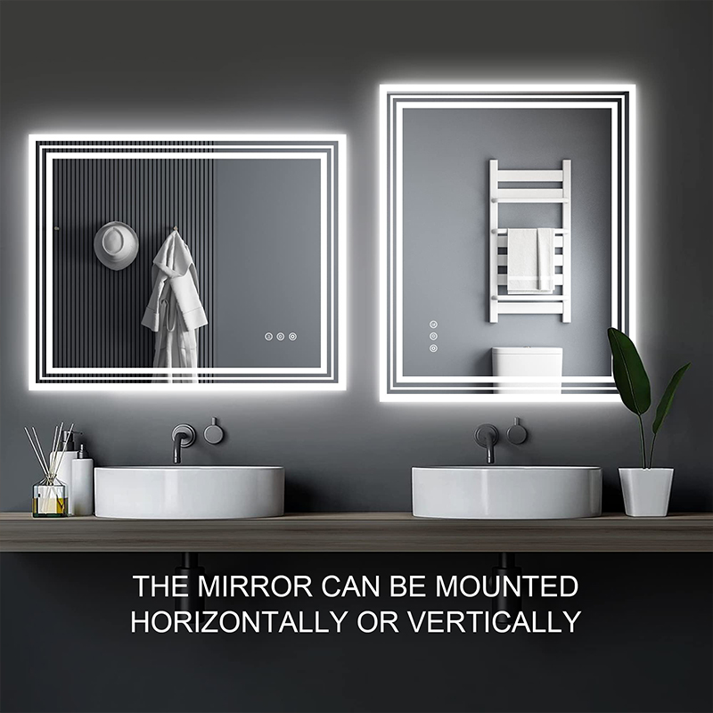 contemporary bathroom mirror