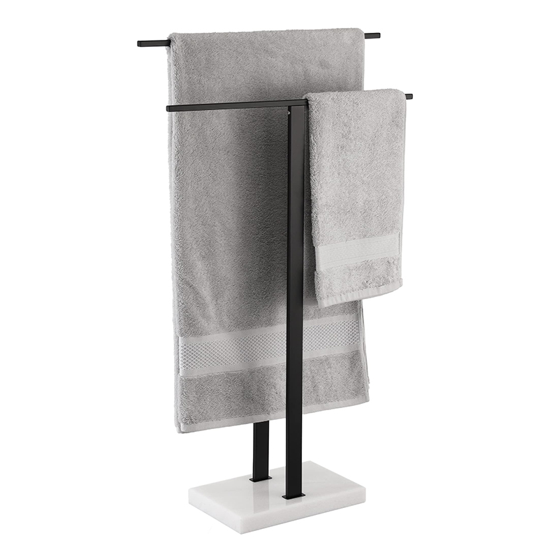 Marble Base Standing Towel Rack