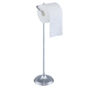 Free standing toilet paper roll holder