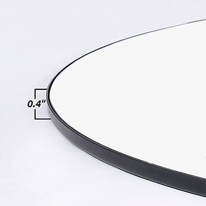 32 inch round tilt mirror