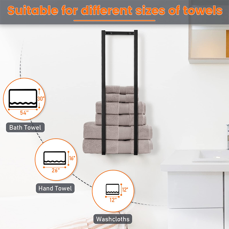 Stainless steel towel rack