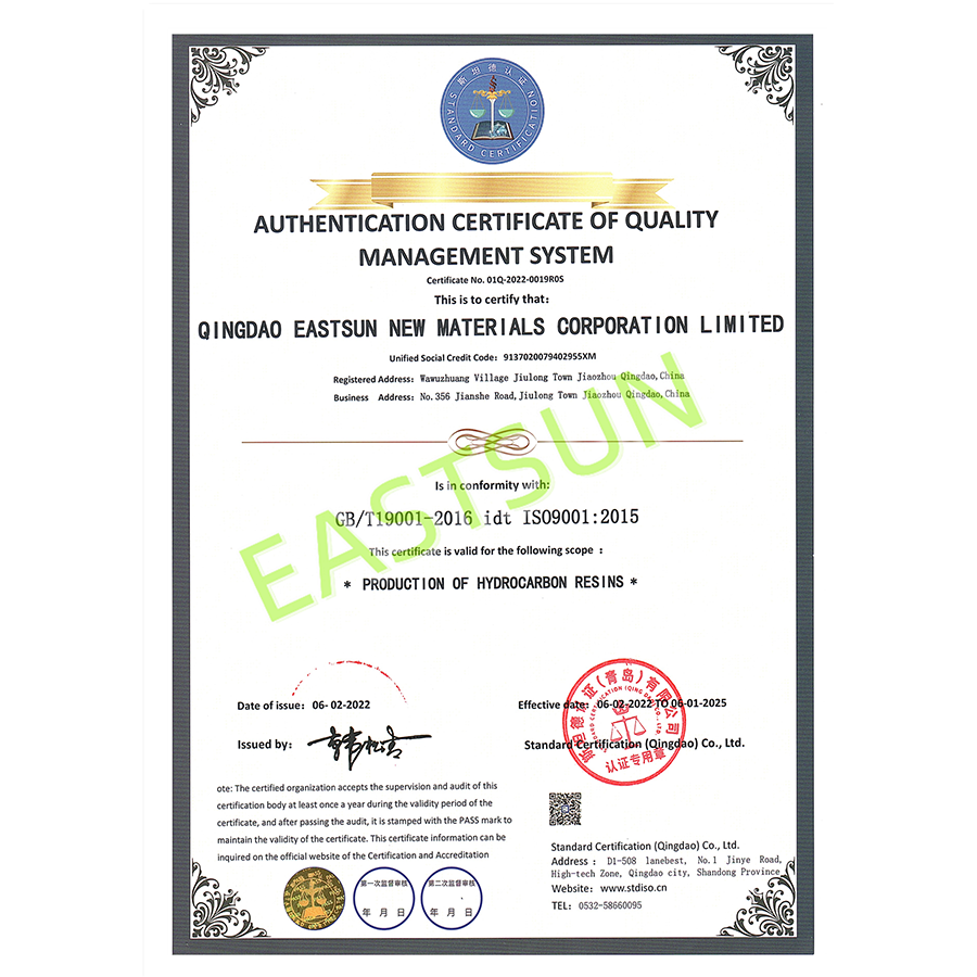 ISO 9001: 2015 Quanlity Management System