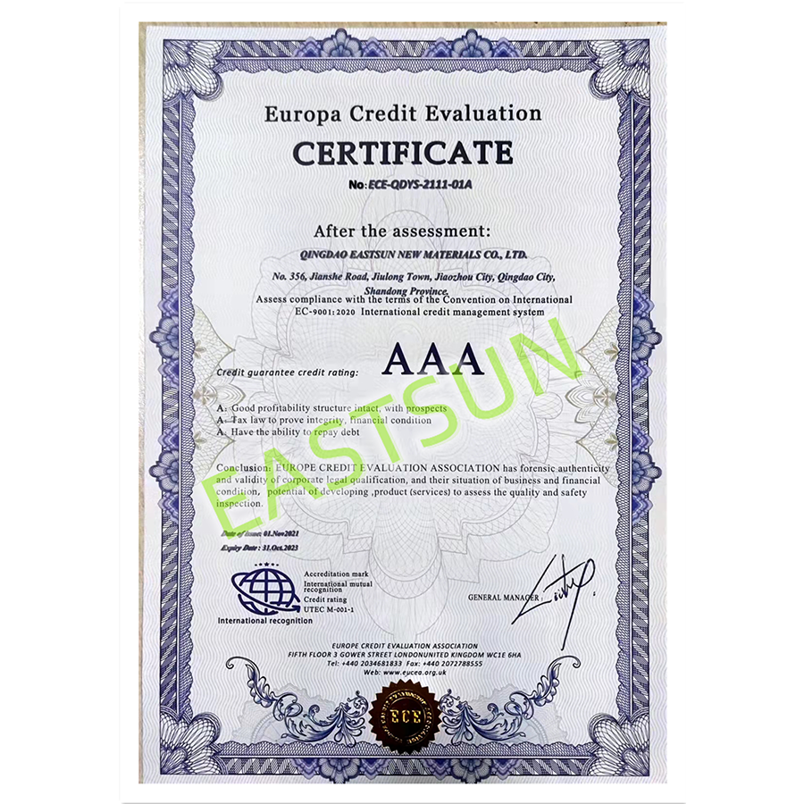 Европейский сертификат 3А