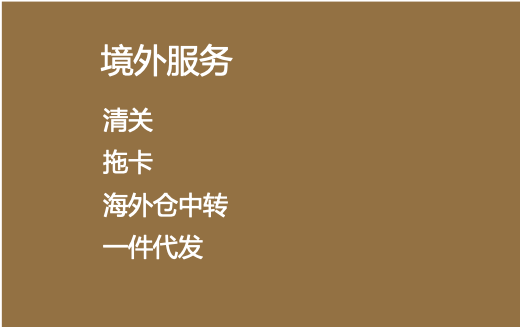 境外服务