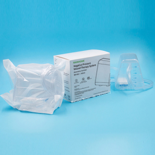 Bouteille de drainage jetable NPWT avec tubes