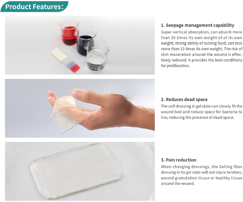 large sterile wound dressing