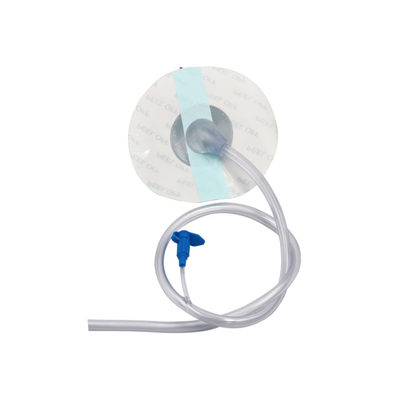 Vacuum Negative Pressure Wound Therapy dressing tube with the pad