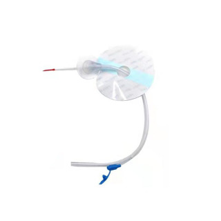 Vacuum Negative Pressure Wound Therapy dressing tube with the pad