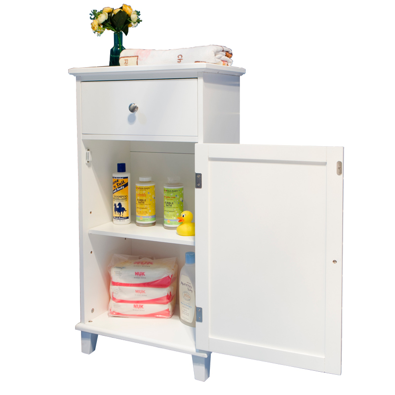 Supply Solid Wood Bathroom Storage Floor Wholesale Factory