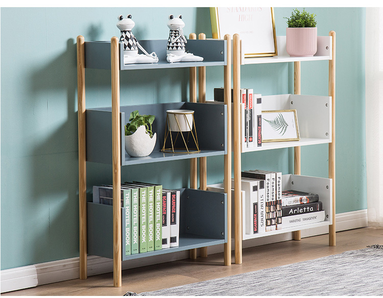 Supply Modern 4-Shelf Bookcase MDF Storage Shelves Wholesale Factory ...