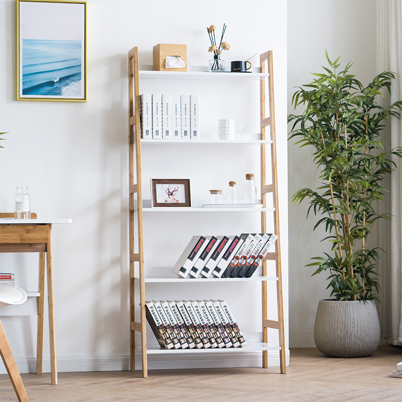 Supply Wood Bookcase and Display Shelf Furniture Wholesale Factory