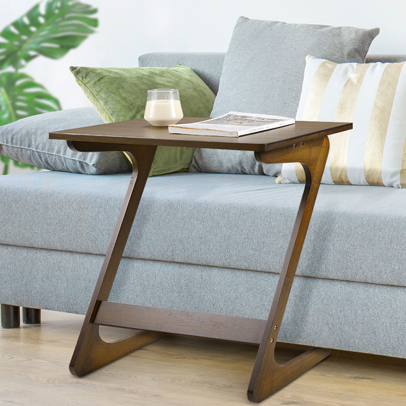 Multi-functional Bamboo Modern Z shaped Tv Trays Table
