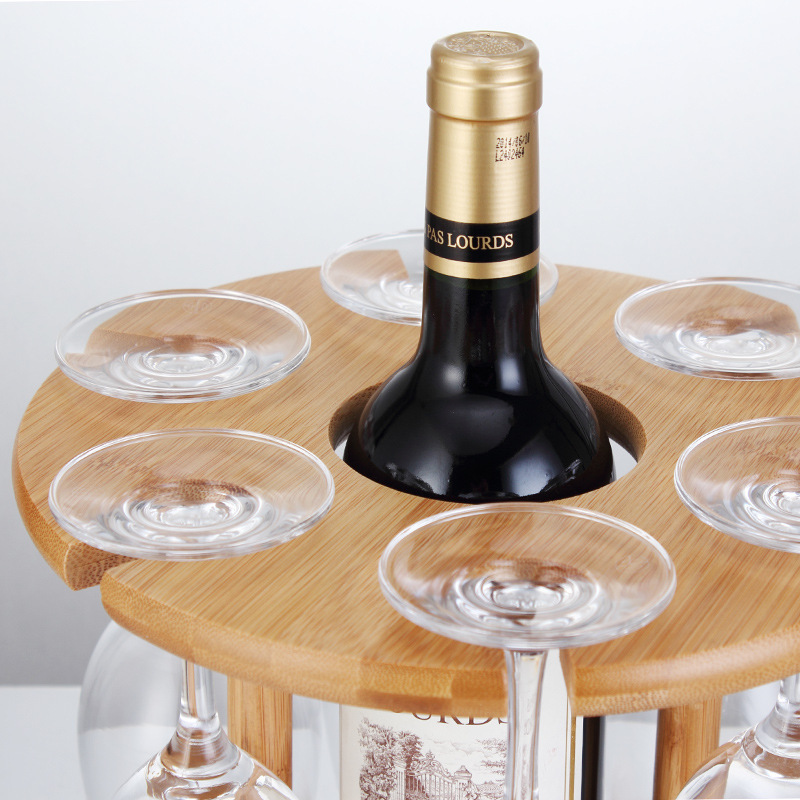Supply Bamboo Wine Glass Drying Rack and Bottle Holder Wholesale Factory Fuzhou Ocean Link