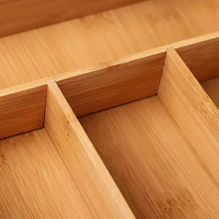 Supply Bamboo Kitchen Drawer Organizer Wholesale Factory Fuzhou Ocean