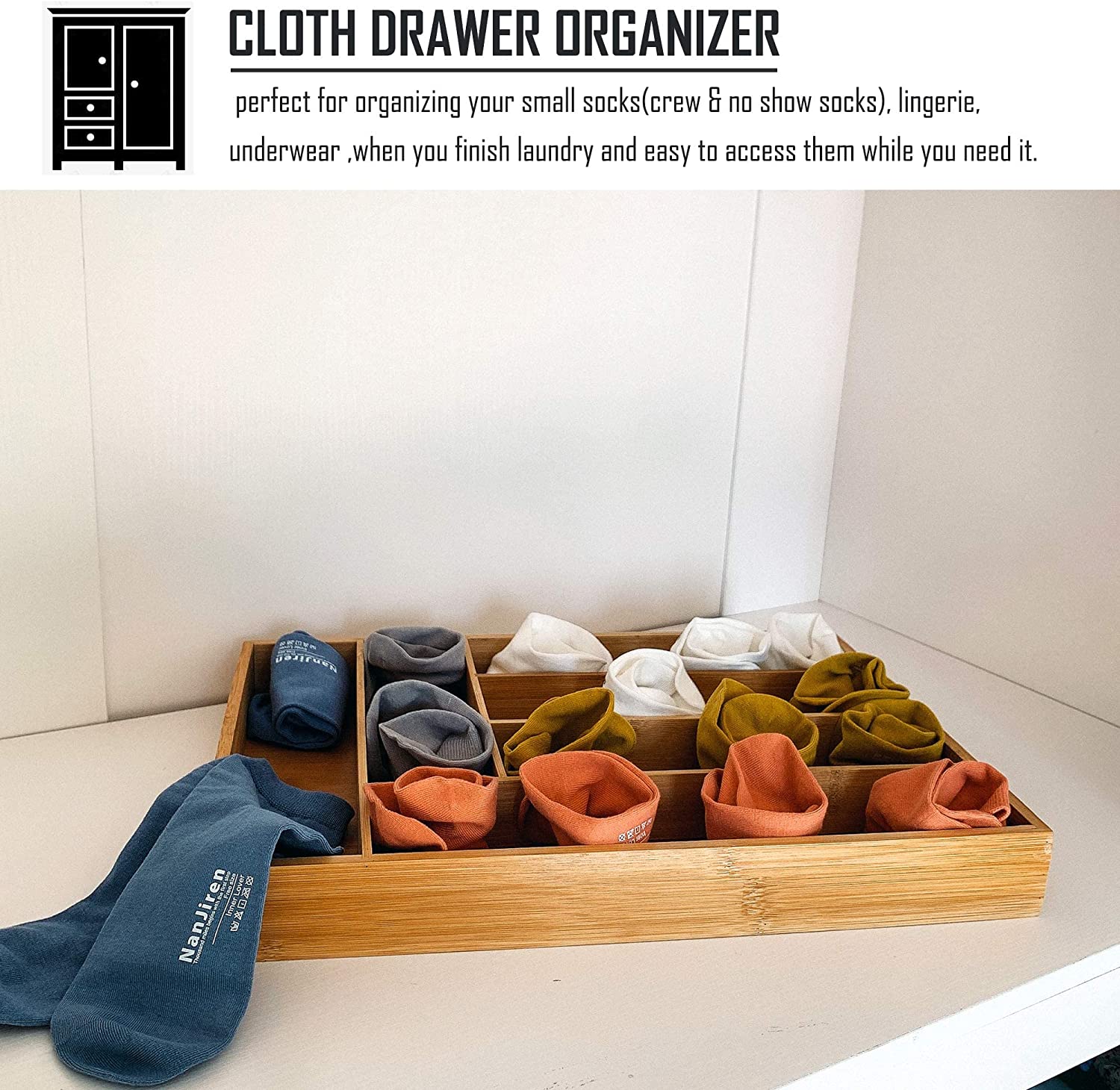 Supply Bamboo Kitchen Drawer Organizer Wholesale Factory Fuzhou Ocean