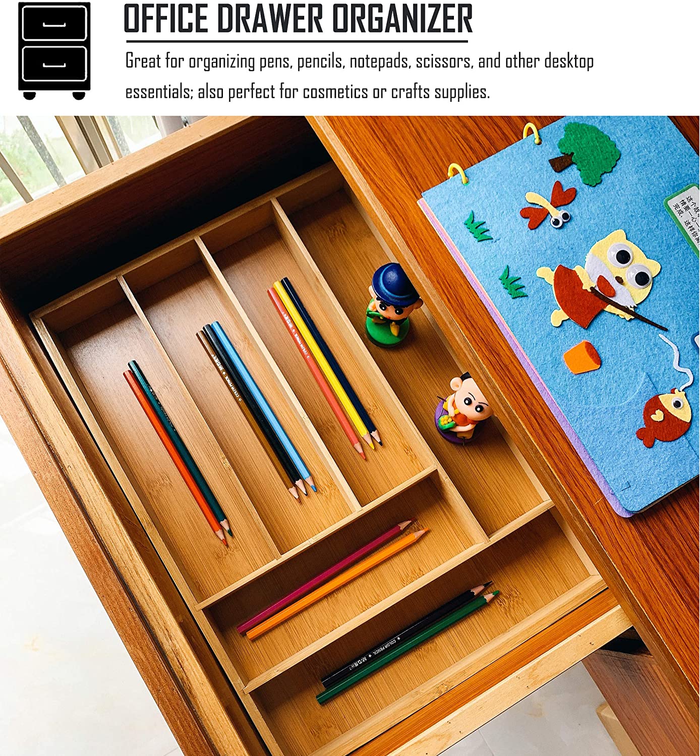 Supply Bamboo Kitchen Drawer Organizer Wholesale Factory Fuzhou Ocean