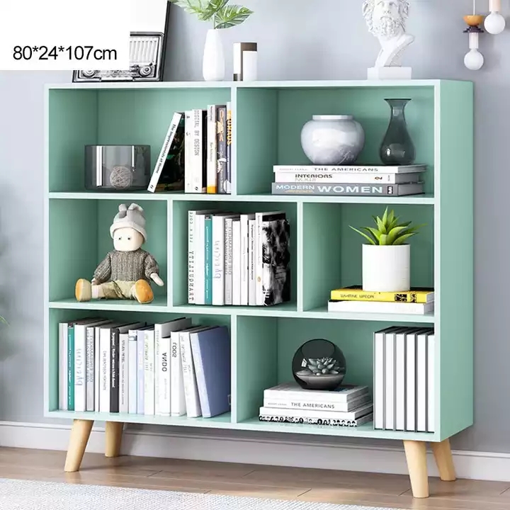 Bamboo Creative Display Book Shelf With Legs