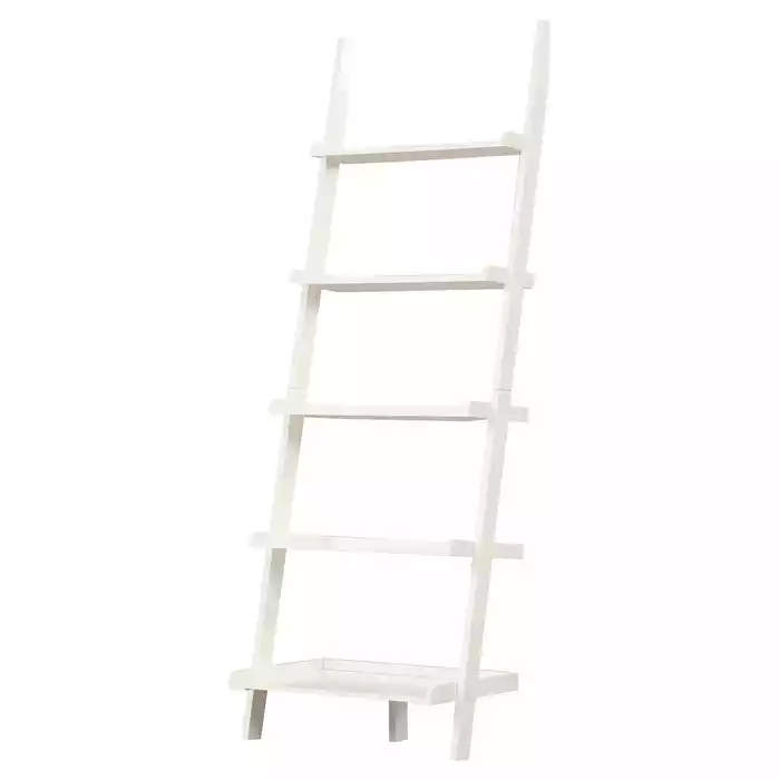 Supply 5 tier wooden rack ladder bookcase Wholesale Factory Fuzhou