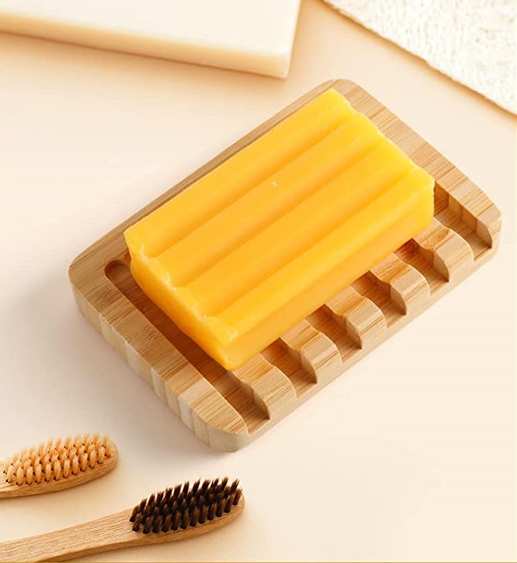 Supply Bamboo Waterfall Drain Soap Dish Wholesale Factory Fuzhou