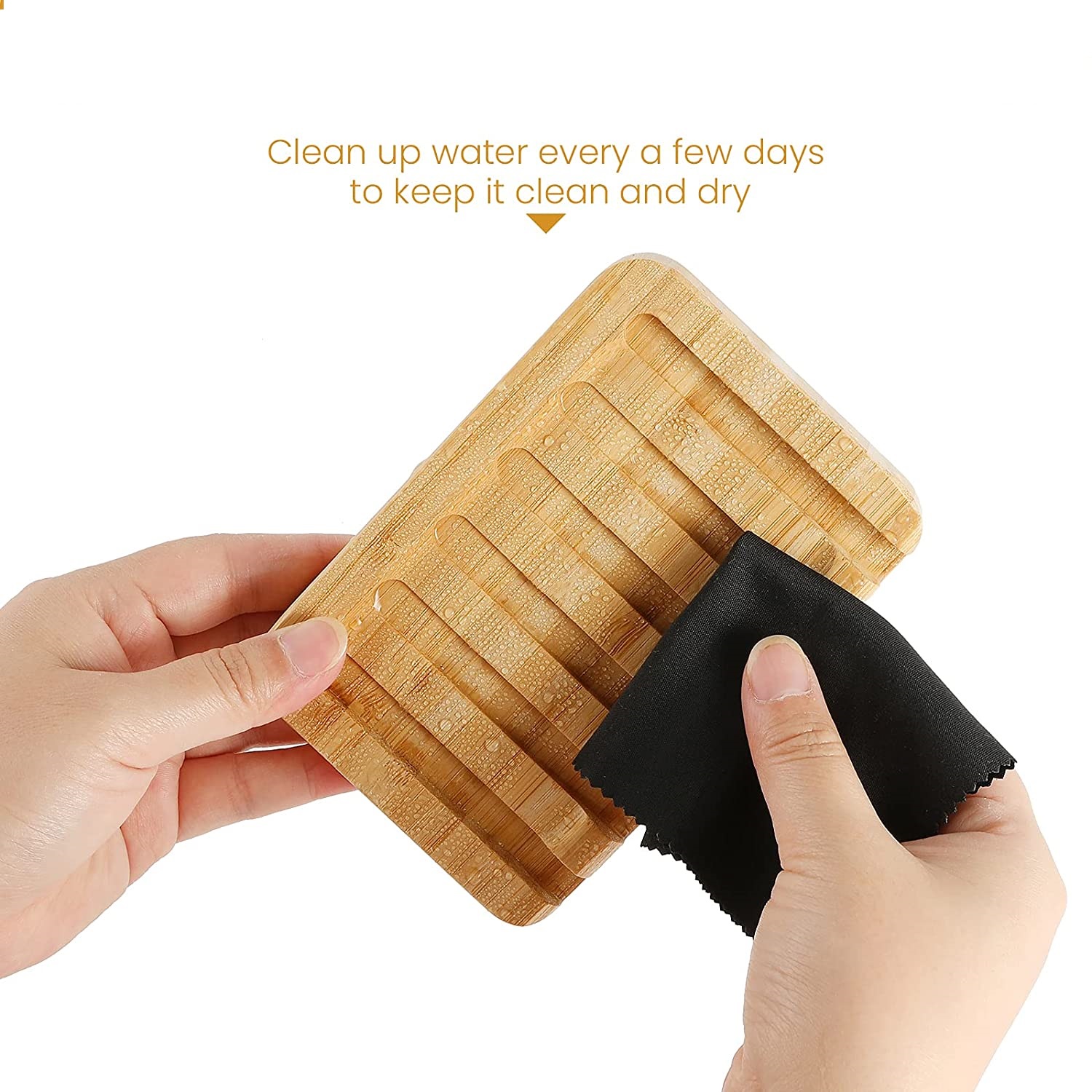 Supply Bamboo Waterfall Drain Soap Dish Wholesale Factory Fuzhou