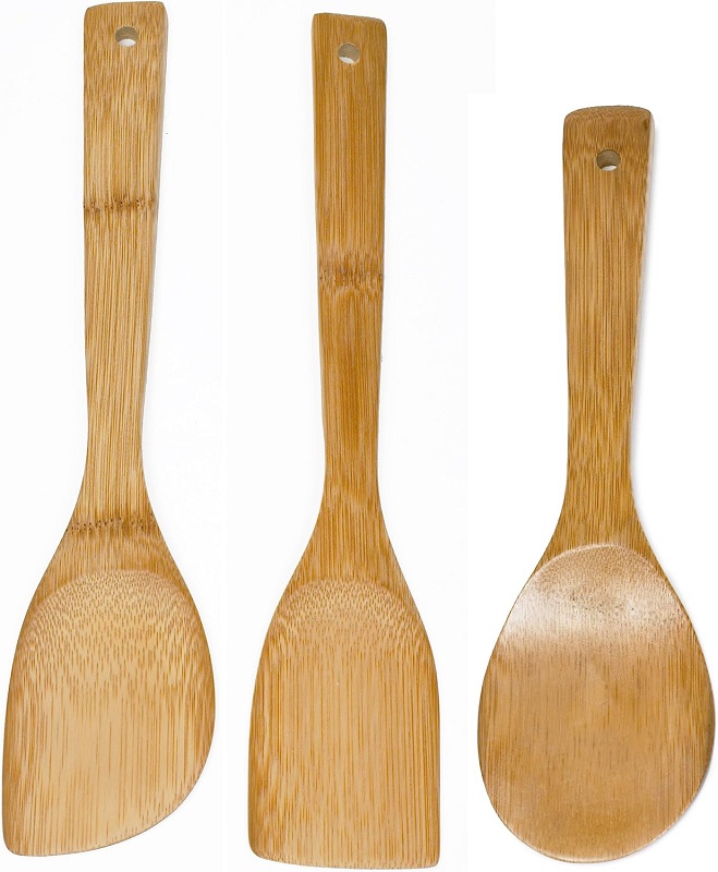 Bamboo Cookware Spoon Set