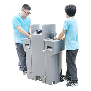 New Design Hand Wash Station With Wheels For 2 Users